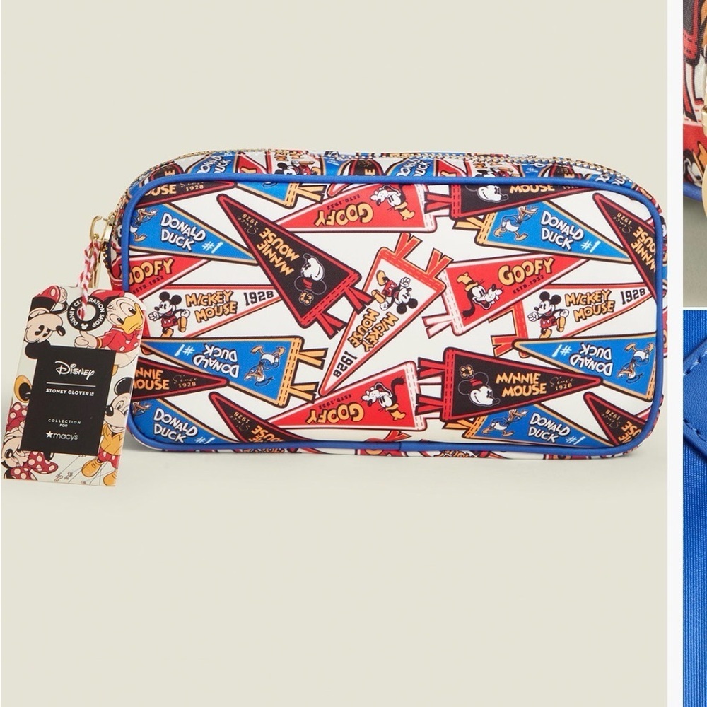 NWT Disney Stoney Clover Lane Varsity Penant Small Pouch